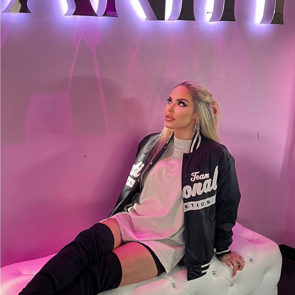 Aritzia TNA varsity jacket